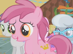 Size: 976x720 | Tagged: background pony, call of the cutie, coronet, derpibooru import, diamond tiara, filly, safe, screencap, silver spoon, tornado bolt