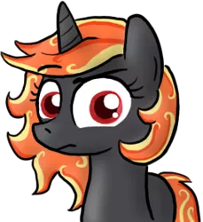 Size: 270x295 | Tagged: safe, derpibooru import, oc, oc:incendia, unofficial characters only, pony, unicorn, fanfic, fanfic:antipodes, solo