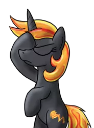 Size: 509x692 | Tagged: safe, derpibooru import, oc, oc:incendia, unofficial characters only, pony, unicorn, fanfic, fanfic:antipodes, facehoof, facepalm, solo