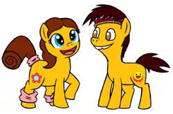 Size: 588x388 | Tagged: artist:darlimondoll, clem (psychonauts), crystal (psychonauts), derpibooru import, ponified, psychonauts, safe