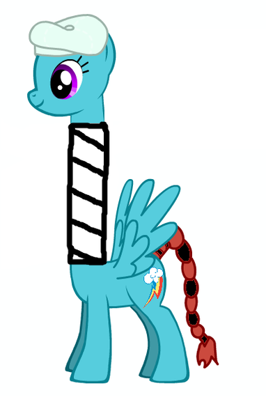 Size: 400x628 | Tagged: derpibooru import, fanart, oc, rainbow dash, rainbow girrash, safe, solo, toy, wat