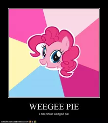 Size: 482x548 | Tagged: safe, derpibooru import, pinkie pie, earth pony, pony, solo, weegee