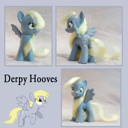 Size: 700x700 | Tagged: safe, artist:stealthyclaw, derpibooru import, derpy hooves, pegasus, pony, brushable, custom, female, irl, mare, photo, solo, toy