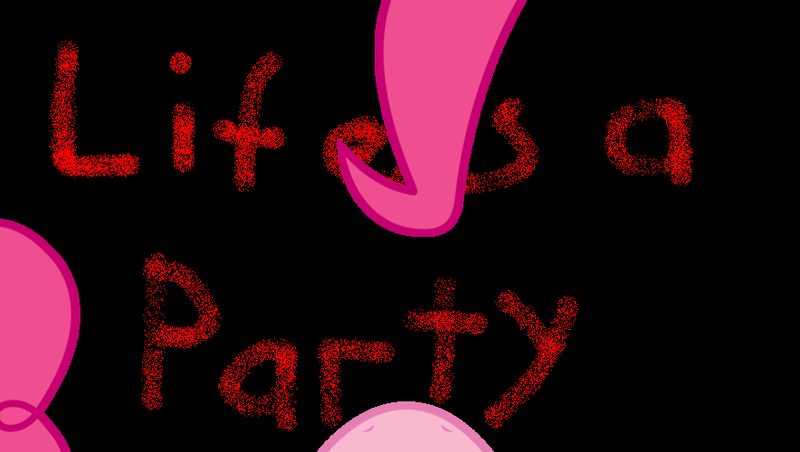 Size: 884x500 | Tagged: derpibooru import, exploitable meme, fanfic:cupcakes, meme, perspective, pinkie pie, pinkievision meme, pov, safe