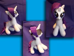 Size: 876x657 | Tagged: derpibooru import, glasses, irl, photo, plushie, rarity, safe, solo