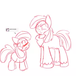 Size: 1024x1024 | Tagged: apple bloom, applebuck, artist:tails-doll-lover, artist:tails-doll-lover, blushing, derpibooru import, nosebleed, post-crusade, rule 63, safe, teenage crusaders answers, teenager, tumblr