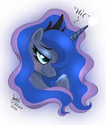 Size: 930x1100 | Tagged: artist:joakaha, derpibooru import, drunk, princess luna, safe, solo