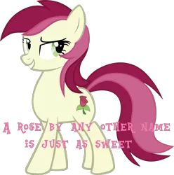 Size: 1600x1612 | Tagged: derpibooru import, image macro, roseluck, safe, simple background, solo, text, transparent background, vector