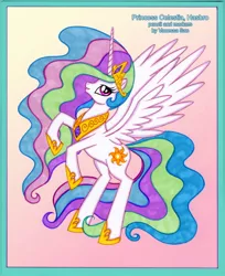 Size: 782x960 | Tagged: artist:vanessasan, derpibooru import, princess celestia, safe, solo