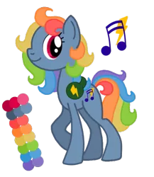 Size: 539x620 | Tagged: safe, artist:cuttycommando, derpibooru import, oc, unofficial characters only, earth pony, pony, music