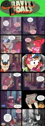 Size: 2406x6574 | Tagged: artist:pipersack, blob pony, comic, derpibooru import, dipper pines, doctor whooves, eighth doctor, eleventh doctor, fifth doctor, first doctor, fourth doctor, gravity falls, mabel pines, minuette, ninth doctor, ponified, safe, second doctor, seventh doctor, sixth doctor, slendermane, slenderpony, tenth doctor, third doctor, time turner