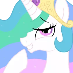 Size: 1024x1024 | Tagged: artist:trolluna, derpibooru import, princess celestia, safe, solo