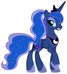 Size: 880x960 | Tagged: artist:jennieoo, artist:olddrunkbastard, braces, derpibooru import, edit, ponytail, princess luna, safe, simple background, solo