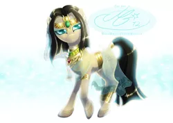 Size: 1024x724 | Tagged: artist:mallemagic, derpibooru import, egyptian, egyptian pony, generic pony, oc, oc:chione, safe, unofficial characters only