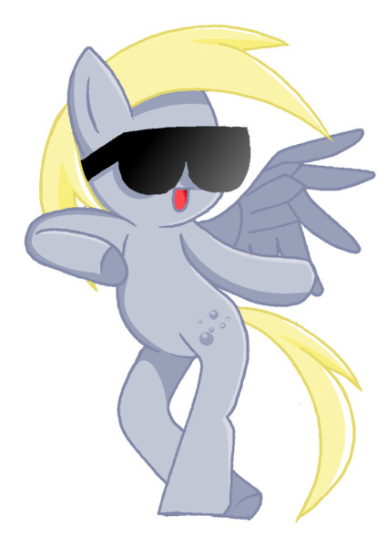 Size: 817x1153 | Tagged: safe, artist:sauec, derpibooru import, derpy hooves, pegasus, pony, female, mare, simple background, solo, sunglasses, swag, transparent background