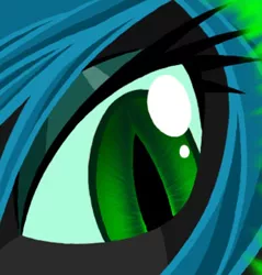 Size: 344x360 | Tagged: artist:texasuberalles, changeling, changeling queen, close-up, derpibooru import, extreme close up, eye, female, queen chrysalis, safe, solo