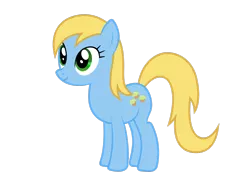 Size: 1600x1200 | Tagged: safe, artist:atmospark, derpibooru import, buttercream, earth pony, pony, simple background, smiling, solo, transparent background, vector