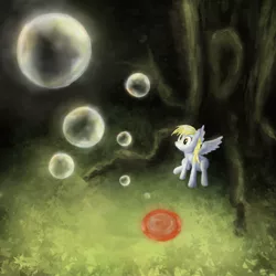 Size: 3000x3000 | Tagged: safe, artist:ifoldbooks, derpibooru import, derpy hooves, pegasus, pony, female, mare, solo, tree