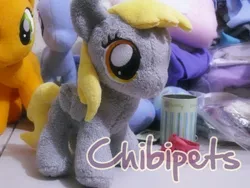 Size: 500x375 | Tagged: safe, artist:chibi-pets, derpibooru import, derpy hooves, pegasus, pony, female, irl, mare, photo, plushie, solo