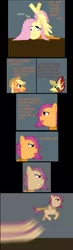 Size: 769x2625 | Tagged: applejack, cyborg 009, derpibooru import, fluttershy, safe, scootaloo