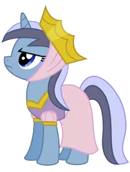 Size: 3000x4000 | Tagged: safe, artist:longsummer, derpibooru import, minuette, pony, unicorn, hearth's warming eve (episode), background pony, clothes, costume, crown, female, hearth's warming eve, jewelry, mare, regalia, simple background, solo, transparent background, unicorn tribe, vector