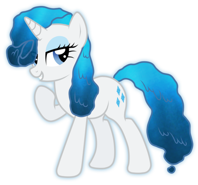 Size: 5176x4818 | Tagged: safe, artist:jennieoo, derpibooru import, rarity, elemental, original species, pony, unicorn, water elemental, water pony, absurd resolution, element of water, female, mane 6 elementals, mare, simple background, transparent background, vector, water, water mane