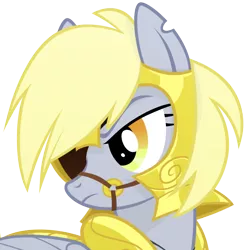 Size: 800x800 | Tagged: safe, artist:equestria-prevails, derpibooru import, derpy hooves, pegasus, pony, eyepatch, female, general derpy, mare, simple background, transparent background