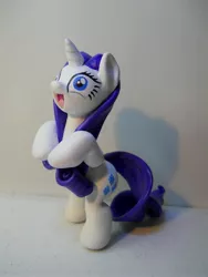Size: 3240x4320 | Tagged: artist:earthenpony, custom, derpibooru import, irl, photo, rarity, rarity tugs her mane, safe, sculpture, solo, spoiler:s03, that was fast, the crystal empire, tugging
