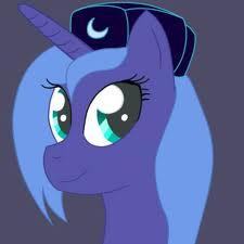 Size: 225x225 | Tagged: derpibooru import, hat, princess luna, s1 luna, safe, simple background, solo, ushanka