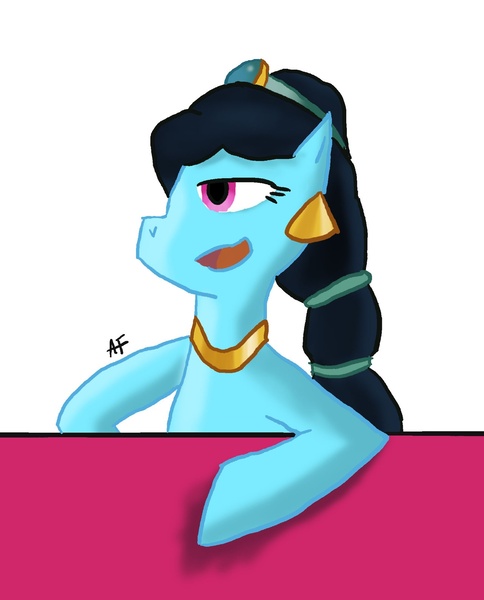 Size: 1280x1586 | Tagged: 30 minute art challenge, aladdin, artist needed, costume, crossover, cup cake, derpibooru import, disney princess, jasmine, safe