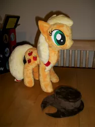 Size: 2748x3664 | Tagged: applejack, artist:finnickie, derpibooru import, irl, photo, plushie, safe