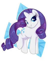 Size: 608x800 | Tagged: artist:onnanoko, cutie mark background, derpibooru import, rarity, safe, simple background, solo, transparent background