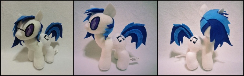 Size: 3277x1025 | Tagged: artist:grimbyandthebomba, derpibooru import, irl, photo, plushie, safe, solo, vinyl scratch