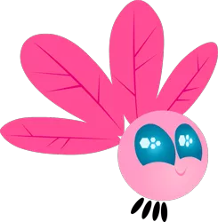 Size: 925x942 | Tagged: colored wings, derpibooru import, palette swap, parasprite, paraspritized, pinkie pie, recolor, safe, simple background, solo, species swap, transparent background