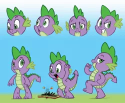 Size: 1020x840 | Tagged: artist:glancojusticar, book, burnt, derpibooru import, dragon, expressions, male, safe, spike