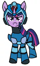 Size: 304x500 | Tagged: artist:plantpony, derpibooru import, megaman, megaman x, megamare, safe, twilight sparkle