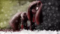 Size: 1920x1080 | Tagged: artist:timeforsp, bandage, blood, derpibooru import, grimdark, pinkamena diane pie, pinkie pie, run, solo