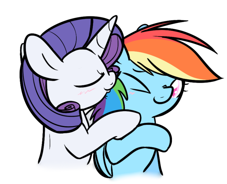 Size: 800x650 | Tagged: artist:selective-yellow, derpibooru import, female, kissing, lesbian, rainbow dash, raridash, rarity, safe, shipping