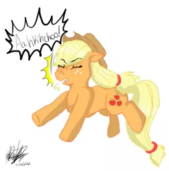 Size: 629x640 | Tagged: applejack, artist:pichipachipaw, derpibooru import, mucus, safe, sick, sneezing, sneezing fetish, snot