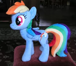 Size: 1000x872 | Tagged: artist:hystree, derpibooru import, irl, photo, plushie, rainbow dash, safe