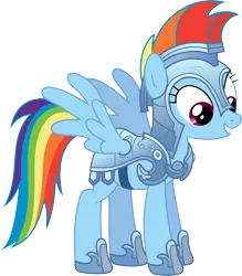 Size: 4810x5500 | Tagged: absurd resolution, artist:90sigma, derpibooru import, rainbow dash, safe, simple background, solo, spoiler:s03, the crystal empire, transparent background, vector