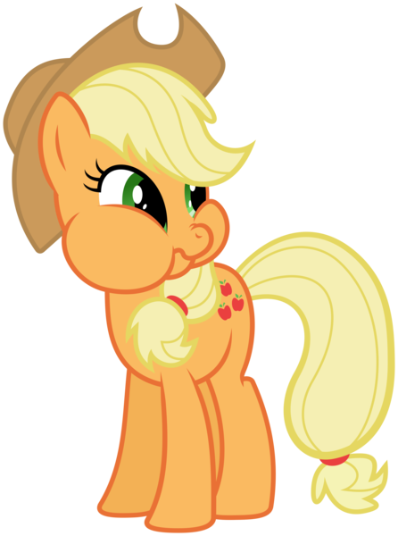 Size: 5700x7665 | Tagged: safe, artist:flutterguy317, derpibooru import, applejack, pony, absurd resolution, cowboy hat, hat, nose wrinkle, puffy cheeks, simple background, solo, stetson, transparent background, vector