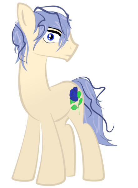 Size: 900x1223 | Tagged: safe, artist:avarick, derpibooru import, ponified, earth pony, pony, flower, garry, ib, rose