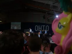 Size: 960x720 | Tagged: derpibooru import, findlay, fluttershy, irl, mitt romney, not photoshoped, ohio, photo, politics, republican, safe