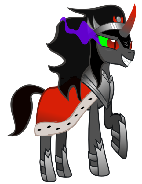 Size: 620x800 | Tagged: artist:megaman295, derpibooru import, king sombra, queen umbra, rule 63, safe, spoiler:s03, the crystal empire