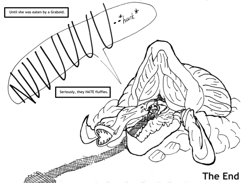 Size: 1101x837 | Tagged: bad end, crying, derpibooru import, eaten alive, fetish, flufftv, fluffy pony, fluffy pony grimdark, fluffyshy, fluttershy, graboid, grimdark, imminent death, monochrome, predation, tremors, vore