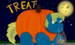 Size: 854x512 | Tagged: artist:mr tiggly the wiggly walnut, derpibooru import, fluffy pony, halloween, safe