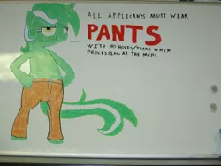 Size: 4000x3000 | Tagged: annoy your co-worker, artist:nyase, clothes, derpibooru import, pants, safe, whiteboard
