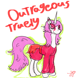 Size: 1280x1280 | Tagged: artist needed, safe, derpibooru import, princess celestia, 30 minute art challenge, costume, jem