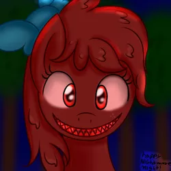 Size: 500x500 | Tagged: artist:freefraq, derpibooru import, goo pony, halloween, joke, nightmare night, oc, oc:shiny slime, original species, safe, slime, solo, tumblr, unofficial characters only